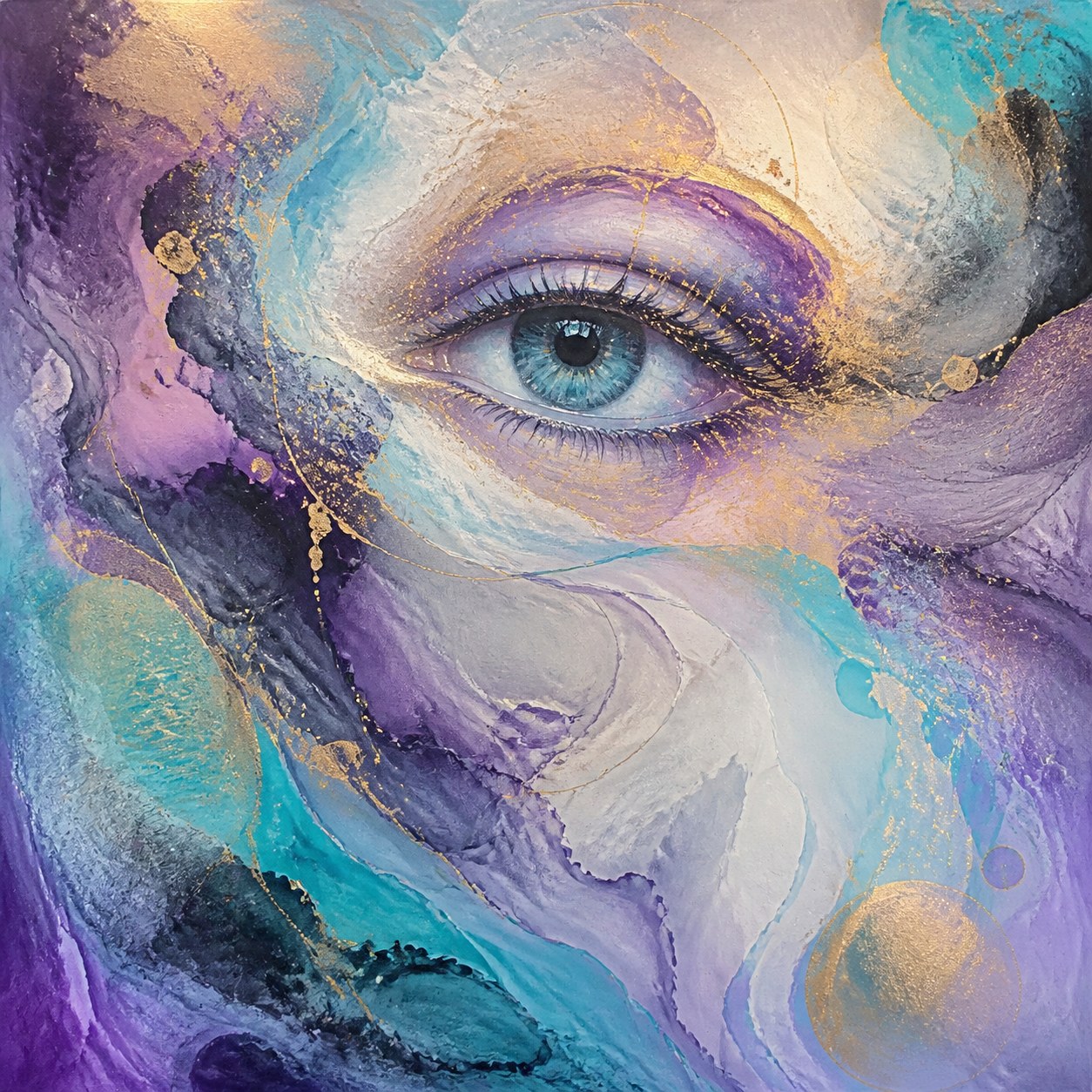 Luminous Eye abstract painting placeholder